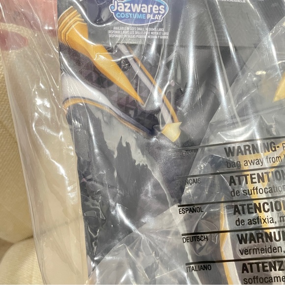 NEW Marvel Girl Black Panther Halloween Costume Girls Size Small 4-7 w/ Mask - Picture 6 of 8